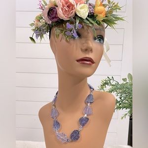 Gorgeous Natural Purple Jasper Necklace